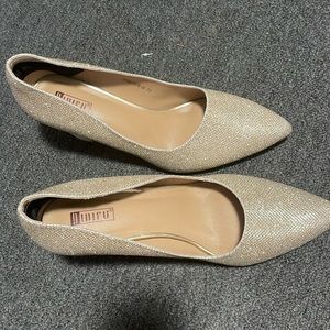 These shoes were only worn once, but they are a little too big for me.